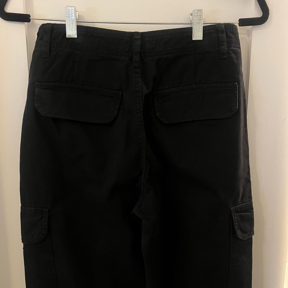 Zara TRF Straight Cargo Pants in Black Size 27 (US 4) - Picture 8 of 8